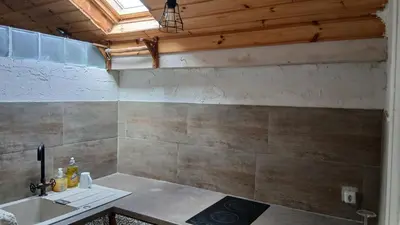 Ein Badezimmer in der Unterkunft Lac de la breche