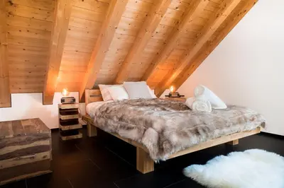 Ein Bett oder Betten in einem Zimmer der Unterkunft Casa Zopa
