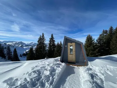 Tiny Lodge by Iglu-Dorf Gstaad im Winter