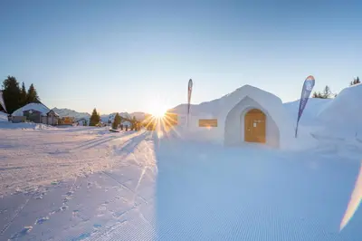 Tiny Lodge by Iglu-Dorf Gstaad im Winter