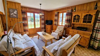 TV/Unterhaltungsangebot in der Unterkunft Chalet Chapon Joly 8 personnes