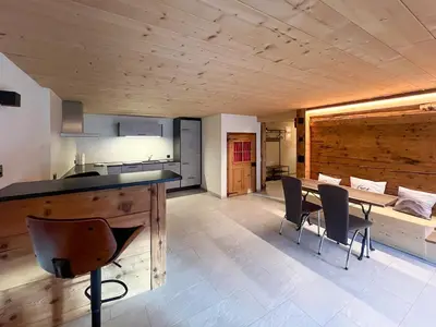 Küche/Küchenzeile in der Unterkunft Lake View Chalet Mis
