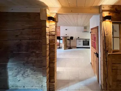 Küche/Küchenzeile in der Unterkunft Lake View Chalet Mis