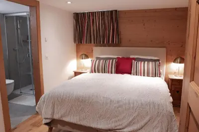 Ein Bett oder Betten in einem Zimmer der Unterkunft The Mazot