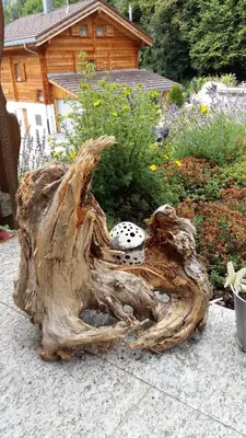 Ein Garten an der Unterkunft Bel-Häx