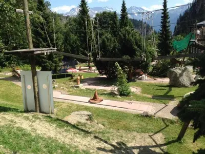 Naturlandschaft in der Nähe des Chalets