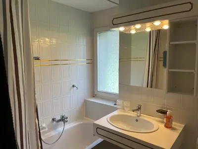 Ein Badezimmer in der Unterkunft Residence Edelweiß in Bellwald