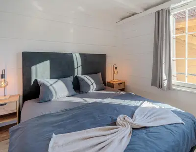 Ein Bett oder Betten in einem Zimmer der Unterkunft Comfy, Spacious and Central Duplex Apartment