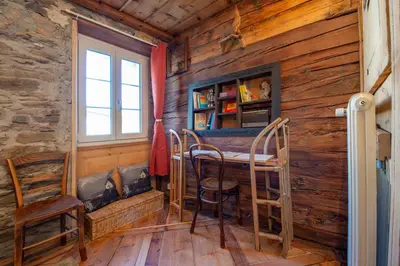 Die Bibliothek in der Ferienwohnung