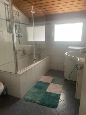 Ein Badezimmer in der Unterkunft Dream vacation spiez with view