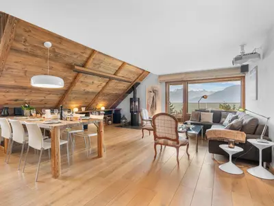 Ein Sitzbereich in der Unterkunft Apartment Victoria A 20 by Interhome