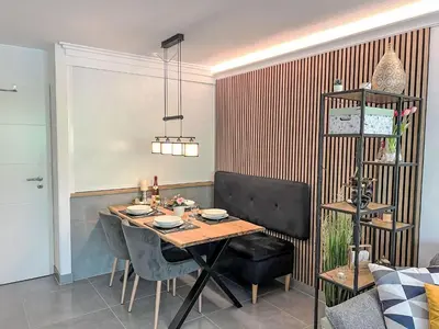 Ein Sitzbereich in der Unterkunft Apartment Ringstrasse Apt 113 by Interhome