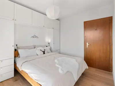 Ein Bett oder Betten in einem Zimmer der Unterkunft Apartment La Forêt ouest C120 by Interhome