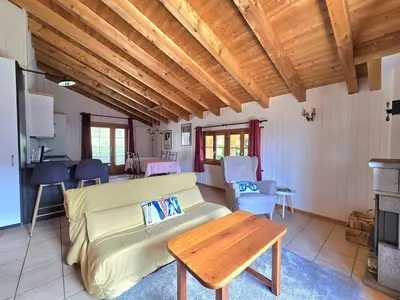 Küche/Küchenzeile in der Unterkunft Appartement l'Arzinol avec vue panoramique, St-Martin VS, Val d'Hérens