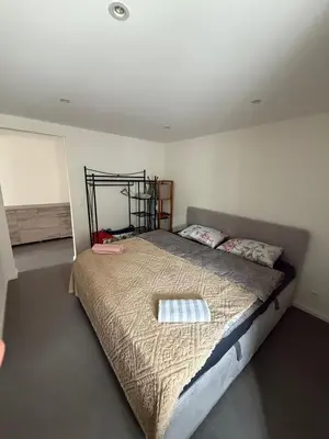 Ein Bett oder Betten in einem Zimmer der Unterkunft Ramo