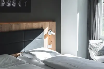 Ein Bett oder Betten in einem Zimmer der Unterkunft Appartement 2 chambres et terrasse