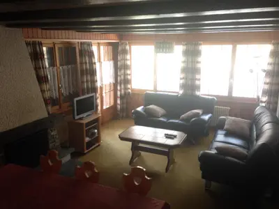 Ein Sitzbereich in der Unterkunft Apartment Panorama