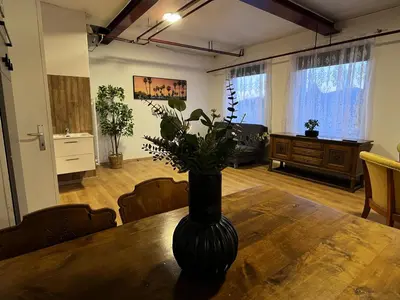 Ein Sitzbereich in der Unterkunft Apartment Pottery - Park view - for 5 guests