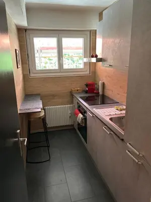 Küche/Küchenzeile in der Unterkunft Ideally located apartment with view