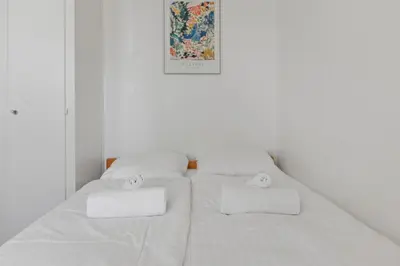 Ein Bett oder Betten in einem Zimmer der Unterkunft Crans-Montana - Studio - 2 pers - 3 min téléski Cry d'Er