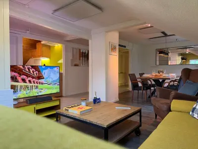 Ein Sitzbereich in der Unterkunft Wesley Panorama - Penthouse for Family & Friends