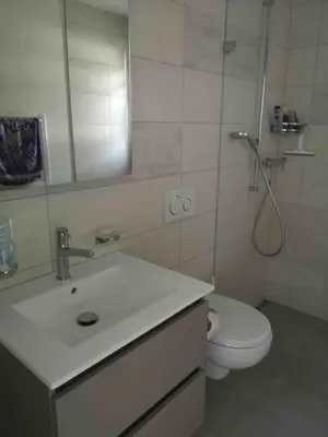 Ein Badezimmer in der Unterkunft Bijou mit top Aussicht
