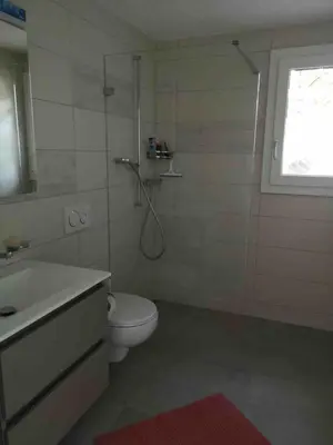 Ein Badezimmer in der Unterkunft Bijou mit top Aussicht