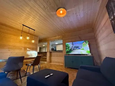 TV/Unterhaltungsangebot in der Unterkunft Charmant appartement - Crans-Montana