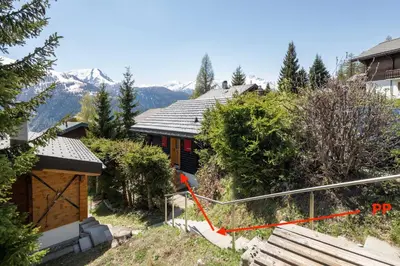 Naturlandschaft in der Nähe des Chalets