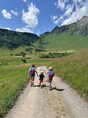 Naturlandschaft in der Nähe des Chalets