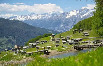 Naturlandschaft in der Nähe der Ferienwohnung