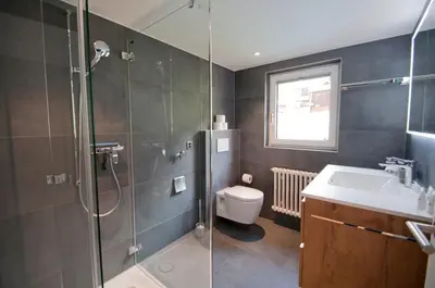 Ein Badezimmer in der Unterkunft Bishorn, Chalet Wiedersehn