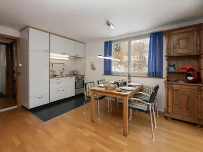 Küche/Küchenzeile in der Unterkunft Apartment Chalet Jolimont-1 by Interhome