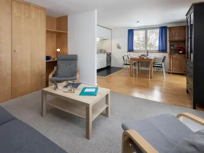 Küche/Küchenzeile in der Unterkunft Apartment Chalet Jolimont-1 by Interhome