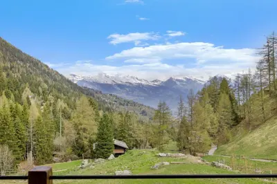 Naturlandschaft in der Nähe des Chalets