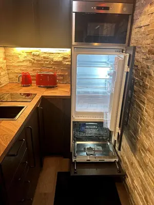 Küche/Küchenzeile in der Unterkunft Zermatt Apartment