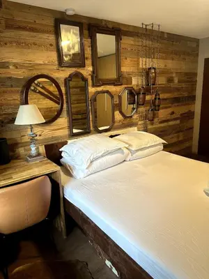 Ein Bett oder Betten in einem Zimmer der Unterkunft Zermatt Apartment