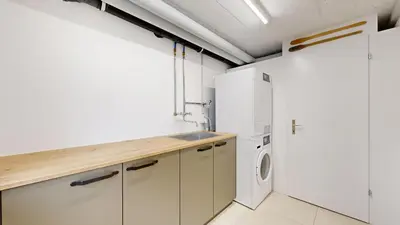 Küche/Küchenzeile in der Unterkunft Chalet Wieseli