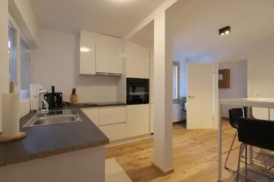 Küche/Küchenzeile in der Unterkunft Panorama House