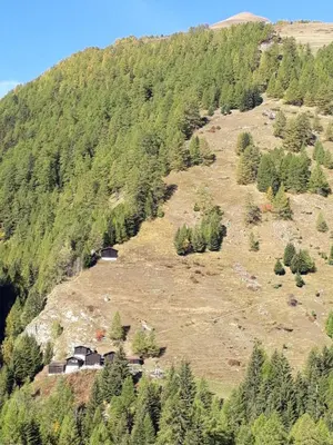 Naturlandschaft in der Nähe des Chalets