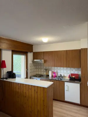 Küche/Küchenzeile in der Unterkunft Appart cozy avec grand balcon