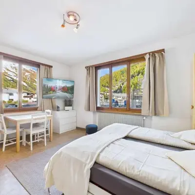 Studio in Saas-Grund quiet and centrally located