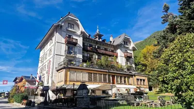 Das Gebäude in dem sich die Ferienwohnung befindet
