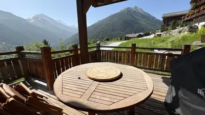 Naturlandschaft in der Nähe des Chalets