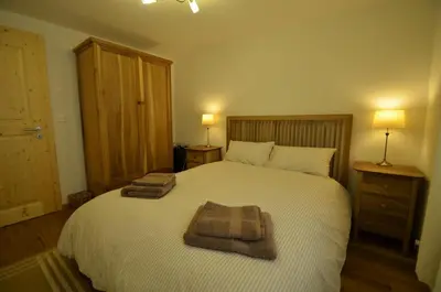 Ein Bett oder Betten in einem Zimmer der Unterkunft Piste Rouge 11