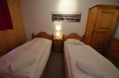 Ein Bett oder Betten in einem Zimmer der Unterkunft Platane B 04
