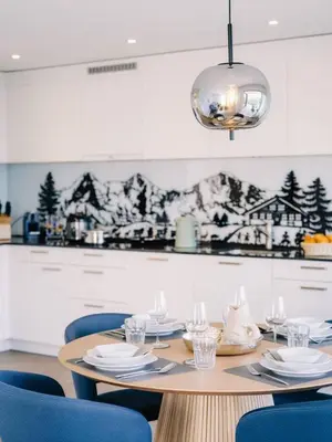 Grundriss der Unterkunft Apartment Jungfrau in See- und Bergnähe, modern, mit Balkon und Aussicht für 4 Gäste