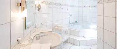 Ein Badezimmer in der Unterkunft Haus Ares