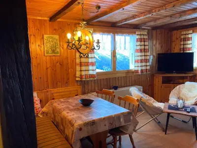 TV/Unterhaltungsangebot in der Unterkunft Chalet Lueg uf Belalp
