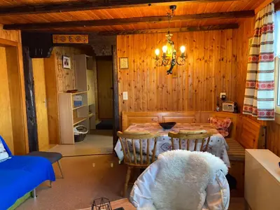 Küche/Küchenzeile in der Unterkunft Chalet Lueg uf Belalp